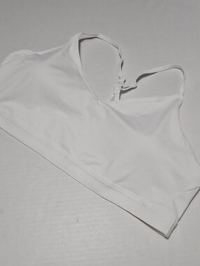 Avia Athletics White Women's Seamless Bralette Sports Bra Size XXXL